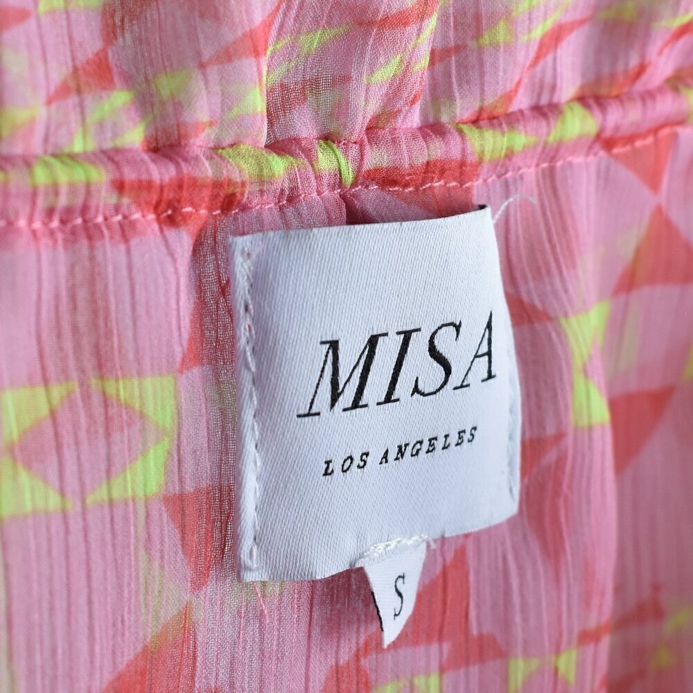 MISA Los Angeles Printed Geometric Top S - Picture 7 of 7